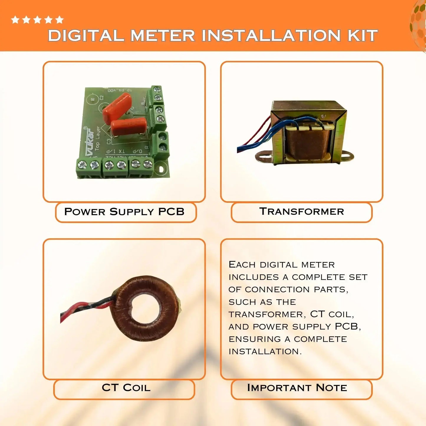 Single Phase Digital Meter with Motor Protection, Cyclic Timer, Clock Timer & Water Level Controller (DM-SP-RTLC-96) VUKAR