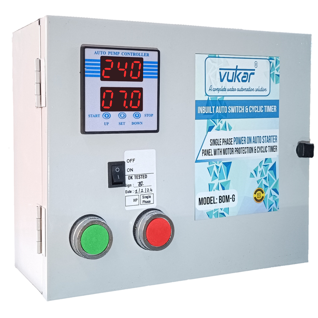 Single Phase Motor Auto Start at best price in Pune by Powertek Controls