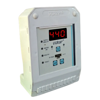 3 Phase Digital Auto Switch with Motor Safety & Timer (2HP to 100HP) VUKAR