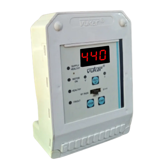 3 Phase Digital Auto Switch with Motor Safety & Timer (2HP to 100HP) VUKAR