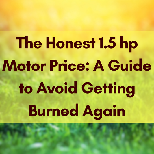 The Honest 1.5 hp Motor Price: A Guide to Avoid Getting Burned Again