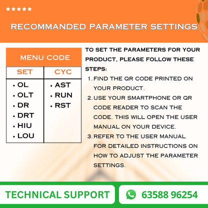 3 Phase Digital DOL Starter Panel with Auto Switch, Motor Safety & Cyclic Timer (TPM-A)