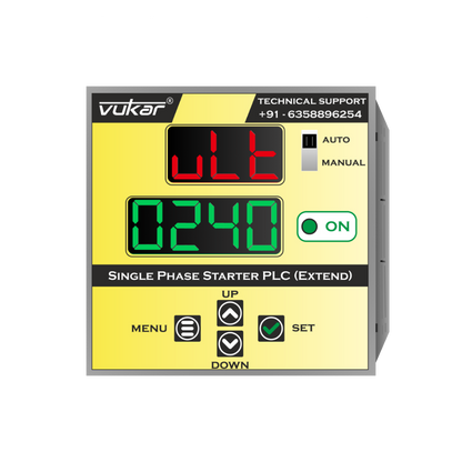 Single Phase Digital Meter with Motor Protection & Cyclic Timer (DM-SP-CYC-96)