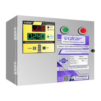 Vukar Fully Automatic Water Pump Controller for Single Phase Motor VUKAR