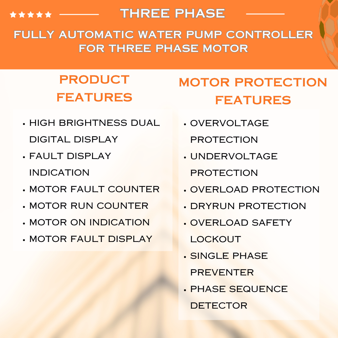 Three Phase Motor Starter Panel