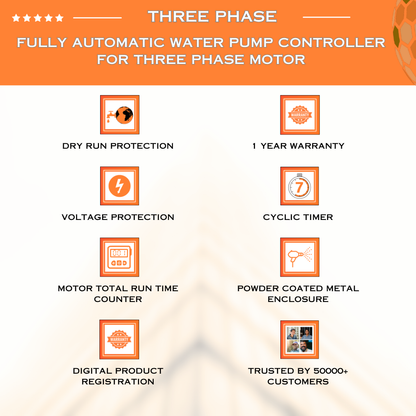 Three Phase Motor Starter Panel