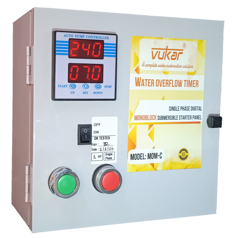 Three Phase Digital Water Level Controller for Borewell Pump VUKAR