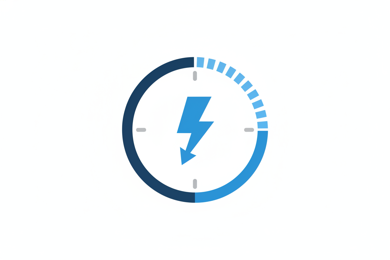 power failure recovery timer  icon with white background an no text in image