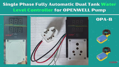 Single phase digital fully automatic water level controller with float switch sensor (DEV-M)